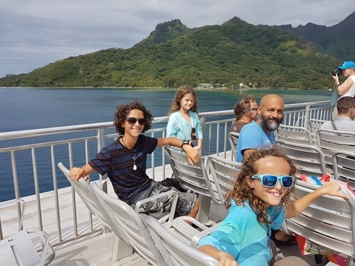 Arriving in Moorea