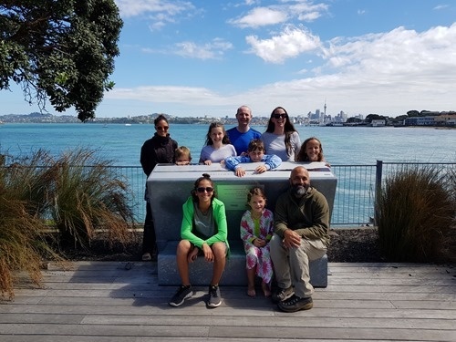 The two families together