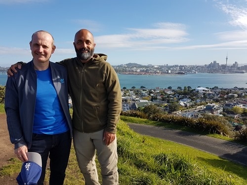 On the top of Mount Victoria