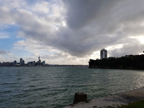 The view across from Devonport to Auckland