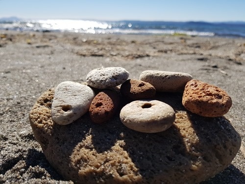 Pumice on Fish Beach