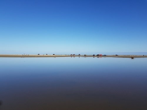 The view across to the whitebaiters