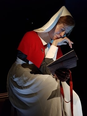 Staff Nurse Lottie Le Gallais - left