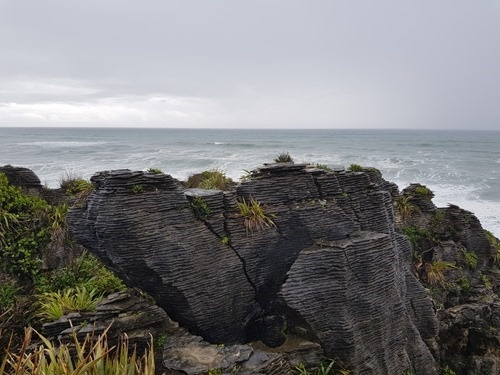 Pancake rocks at Punakaiki