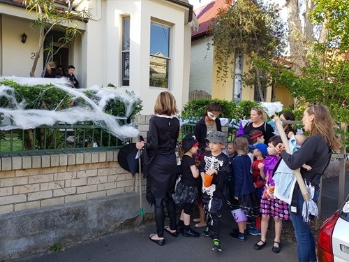 Out trick-or-treating