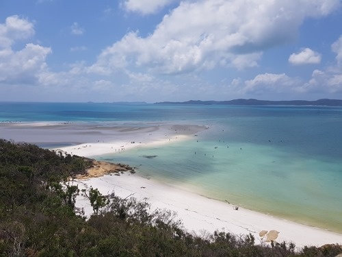 Whitehaven Beach from above