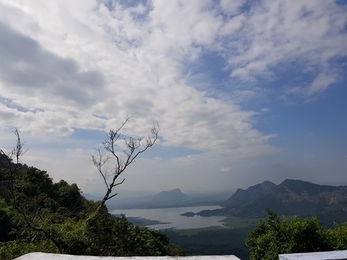 View across the valley