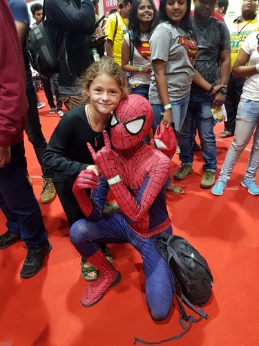 Hanging with Spidey
