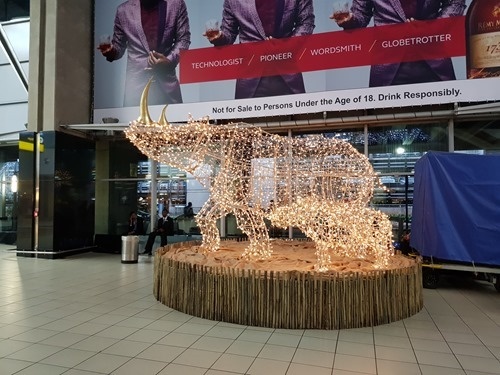 Xmas decorations, African-style