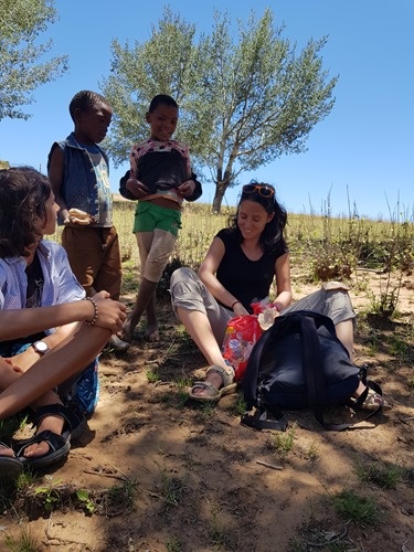 Stopping for a picnic