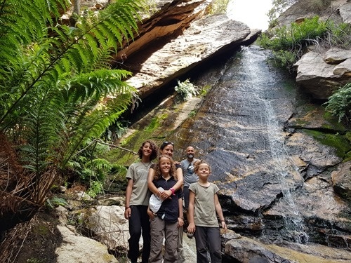 A waterfall on Meijer's Rust
