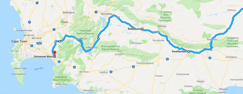 The route to the Cape