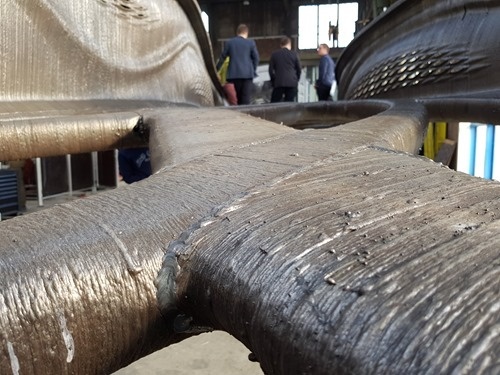 View from inside the bridge