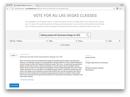 Getting started with generative design class