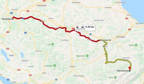 Day 8 - Winterthur to Wasserauen
