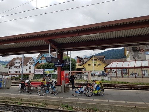 The beginning of our epic train journey home