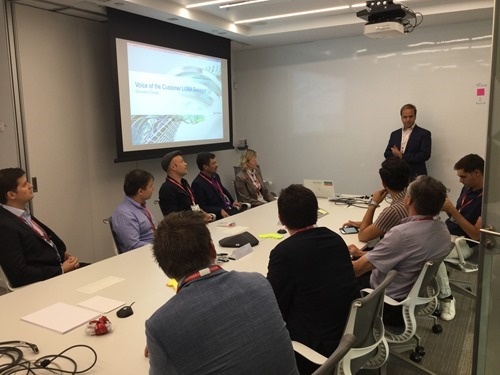 Reginald leading a LUMA session