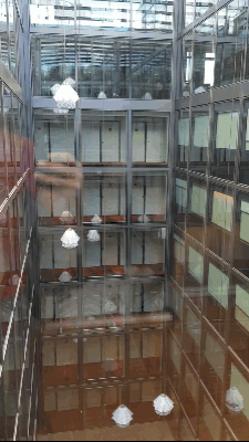 Floaty things at the citizenM Tower of London