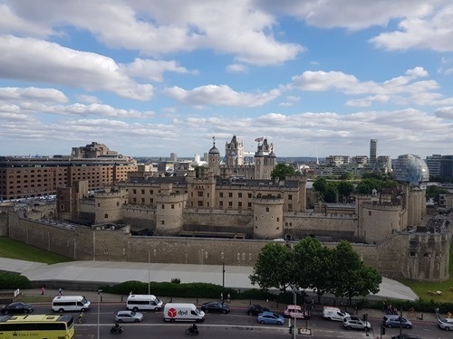 The Tower of London and Tower Bridge
