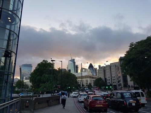 Walking back to the hotel