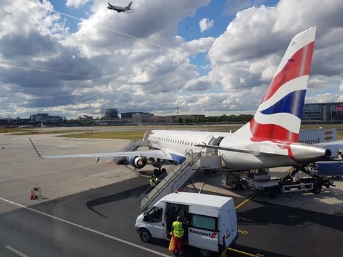 Flying home from City Airport