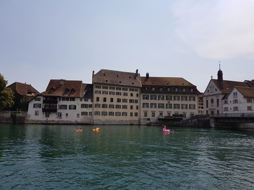 Floating down the Aare