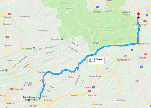 Day 5 - Aarburg to Villnachern
