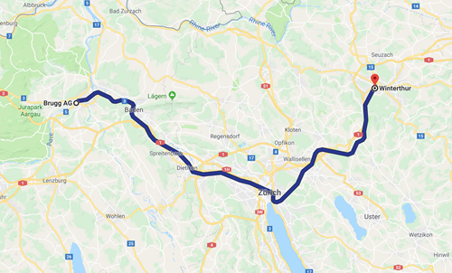 Day 6 - Brugg to Winterthur