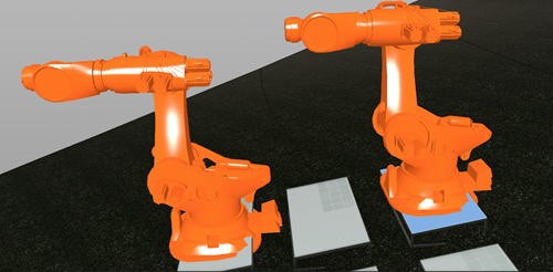 Kuka robots in the Forge viewer