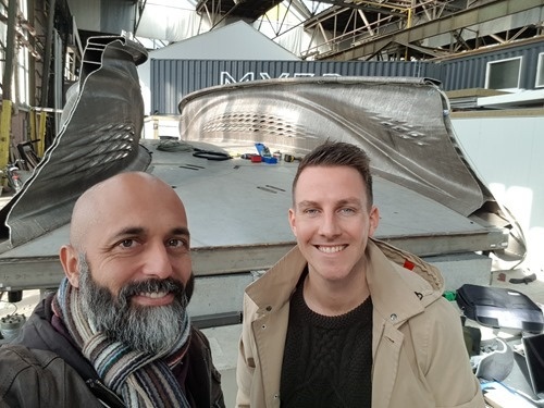 Kean with Jelmer Frank