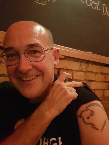 Jim and his tattoo