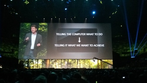 Jeff talks generative during the AU2014 keynote