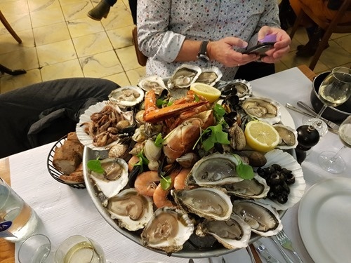 Quite a plate of seafood