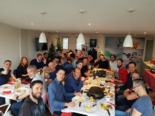 Christmas raclette in the Gumligen office