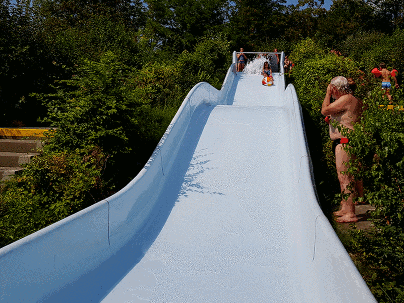 The kids having a blast