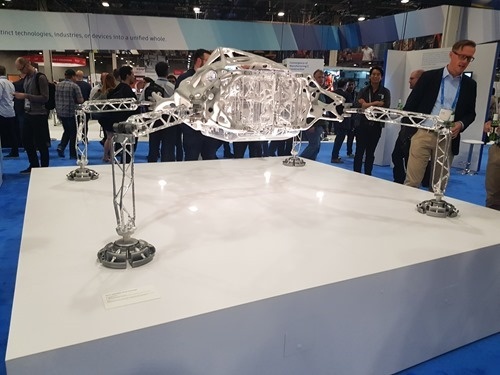 The generatively design Mars lander