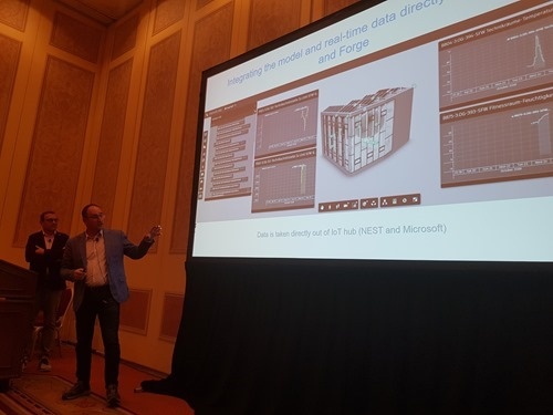 Reto and Thomas talking NEST and Dasher