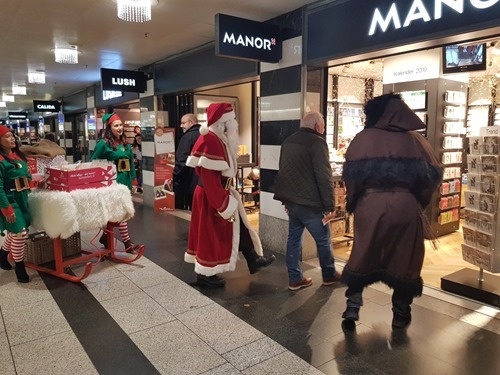 St Nicholas in Zurich train station