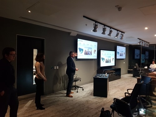 James Newman presenting Autodesk