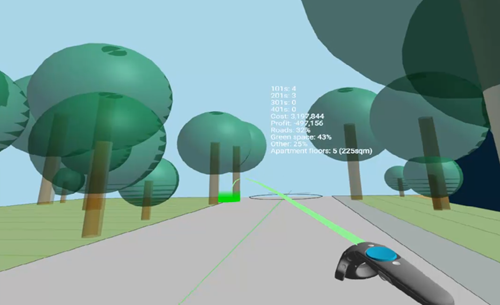 Navigating with A-Frame and a simple HUD