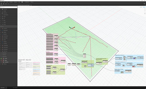 Shortest path from multiple start points