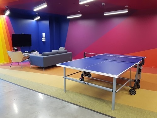 Games area with daylight analysis results