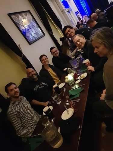 Our dinner at the Belvedere