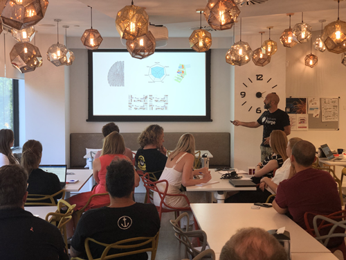 Presenting on GD at to the Barcelona AEC Sales team