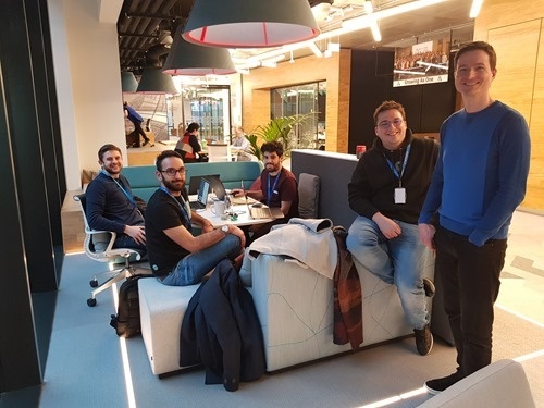 The team from Enstoa (and Adam)