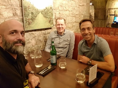 Old Neuchatel colleagues catching up