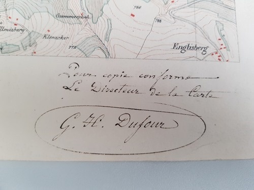 Dufour was famous for his maps of the country