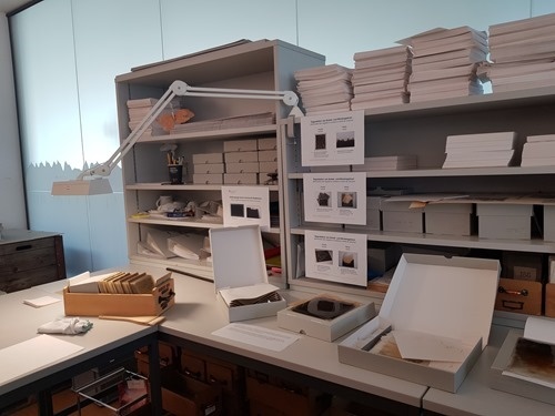 Damage can spread through boxes of negatives