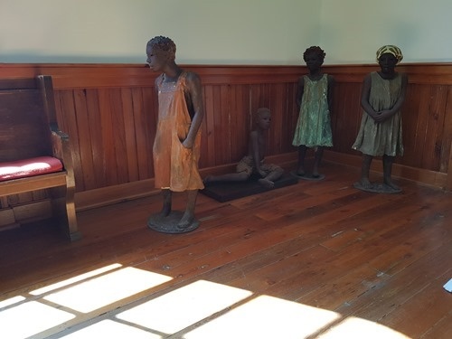 Statues of the Whitney Children