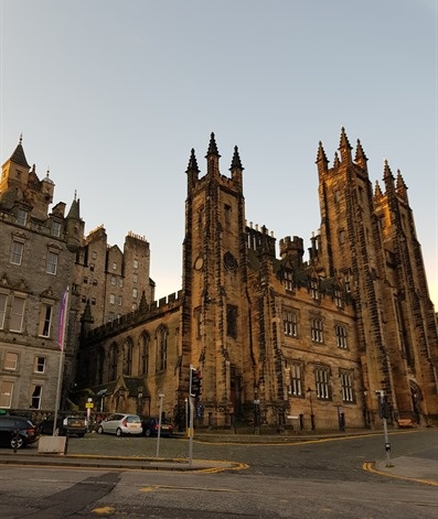 Arriving in Edinburgh